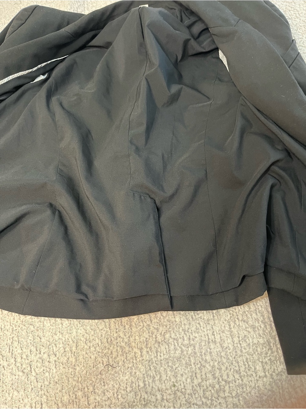 Ann Taylor LOFT Black Classic One-Button Blazer Jacket Size 0 - Picture 10 of 17